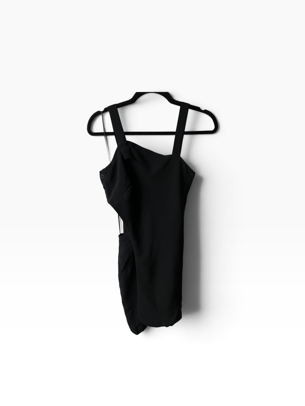 Opening Ceremony NWT Black Asymmetric Cut Out Sheath Dress, size 0
